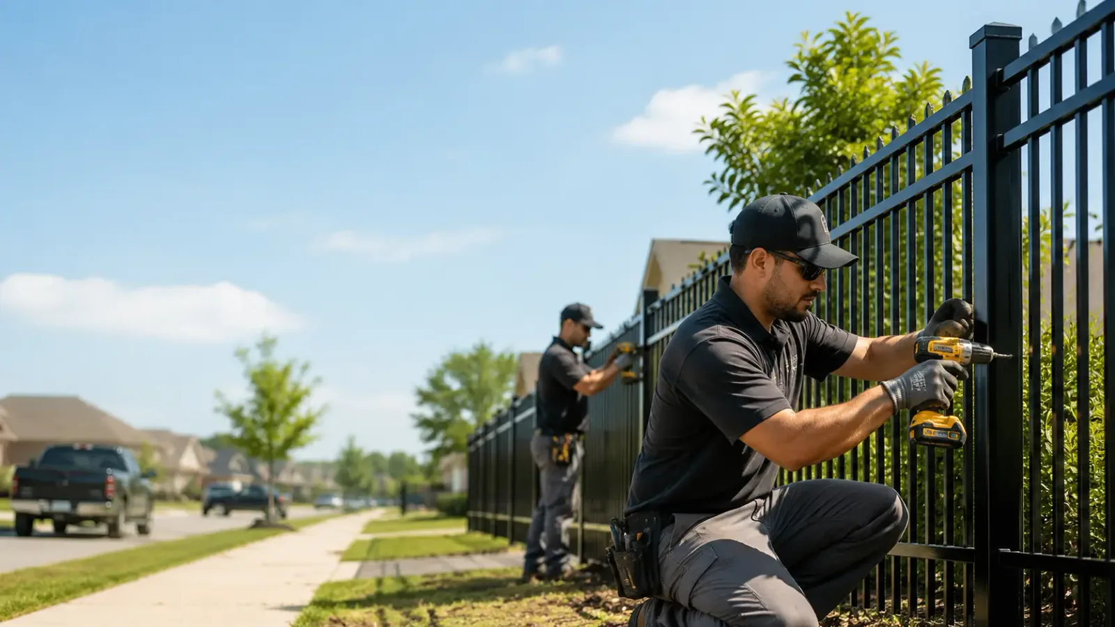 Metal Fence Installation in Marriottsville, MD